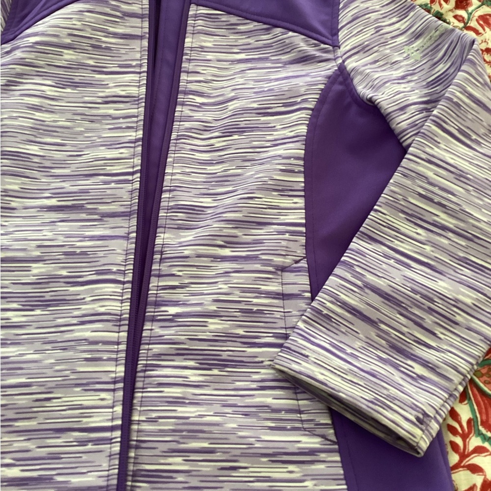 Free Country Purple Striped Kids Raincoat ( NWOT) - Picture 3 of 14